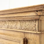 SOLD, 17th Century Flemish Bleached Oak Cabinet