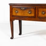 18th Century George III English Oak Dresser Base