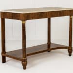 Pair of 19th Century Italian Mahogany Console Tables
