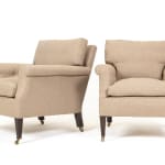 Pair of 19th Century English Mahogany Armchairs