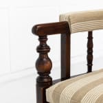 Pair of Large 19th Century English Simulated Rosewood Armchairs