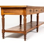 Large 19th Century French Walnut Drapers Table