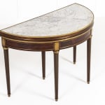 Early 19th Century Russian Mahogany Demi Lune Card Table