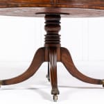 19th Century English Regency Mahogany Drum Table