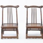 Pair of 19th Century Chinese Stargazing Chairs
