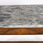 19th Century French Charles X Period Walnut Console Table