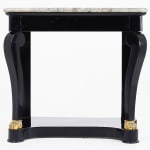 19th Century French Console Table with Marble Top
