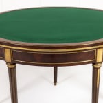 Early 19th Century Russian Mahogany Demi Lune Card Table