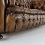 Large Leather Chesterfield Circa 1900
