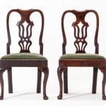 Pair of George II Walnut Side Chairs