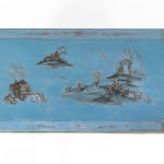 1930s Decorative English Japanned Chest of Drawers