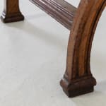 19th Century Oak x-Frame Armchair