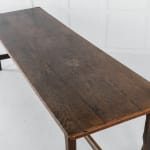 SOLD, Large 18th Century Oak Farmhouse Table