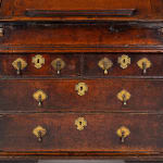 Small 18th Century George II English Oak Bureau