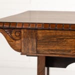 19th Century English Regency Rosewood Library Table