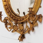 19th Century English Regency Convex Mirror
