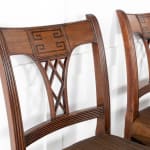 SOLD, Set of Eight 19th Century Regency Mahogany Dining Chairs