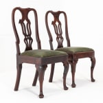 Pair of George II Walnut Side Chairs