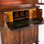 Late Regency Period Mahogany Secretaire Bookcase Circa 1825-30