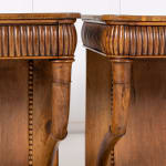 Pair of 19th Century Italian Walnut Console Tables