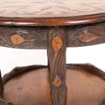 19th Century Pine Table with Inlaid Top