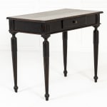Pair of 18th Century Italian Ebonised Console Tables