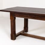 Large 1940s English Oak Farmhouse Table