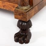 Early 19th Century French Empire Walnut Commode with Paw Feet