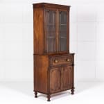 Late Regency Period Mahogany Secretaire Bookcase Circa 1825-30