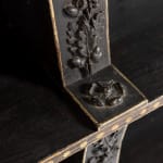 19th Century English Regency Painted Open Bookcase