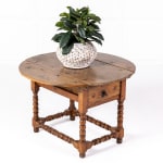 Small 18th Century French Pine Drop Leaf Table
