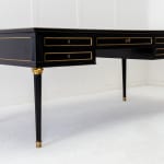 1950s French Louis XVI-Style Ebonised Desk