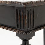 Pair of 18th Century Italian Ebonised Console Tables