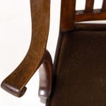 18th Century English Mahogany Elbow Chair