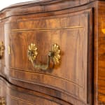 18th Century Italian Walnut Serpentine Commode