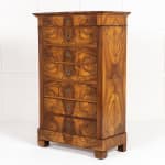 19th Century French Walnut Semainier