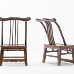 Pair of 19th Century Chinese Stargazing Chairs