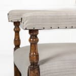 Pair of Large Scale French Reclining Wing Chairs