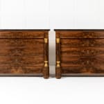 Pair of 19th Century French Empire Period Mahogany Commodes