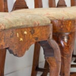 Set of Four 18th Century Dutch Marquetry Side Chairs