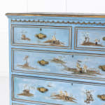 1930s Decorative English Japanned Chest of Drawers
