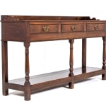 18th Century English Oak Dresser Base