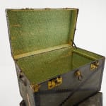 SOLD, Pair of Metal and Wood Trunks by Excelsior USA