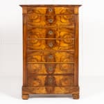 19th Century French Walnut Semainier