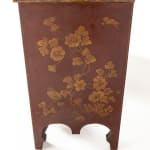 1930s Dutch Red Lacquer Chinoiserie Cabinet