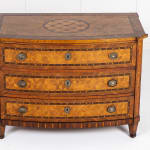 18th Century German Walnut Marquetry and Parquetry Commode