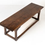 Early 18th Century English Elm and Oak Refectory Table