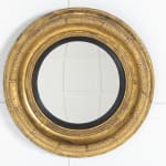 Early 19th Century Regency Gilt Convex Mirror