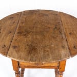 Small 18th Century French Pine Drop Leaf Table