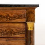 Pair of 19th Century French Empire Period Mahogany Commodes